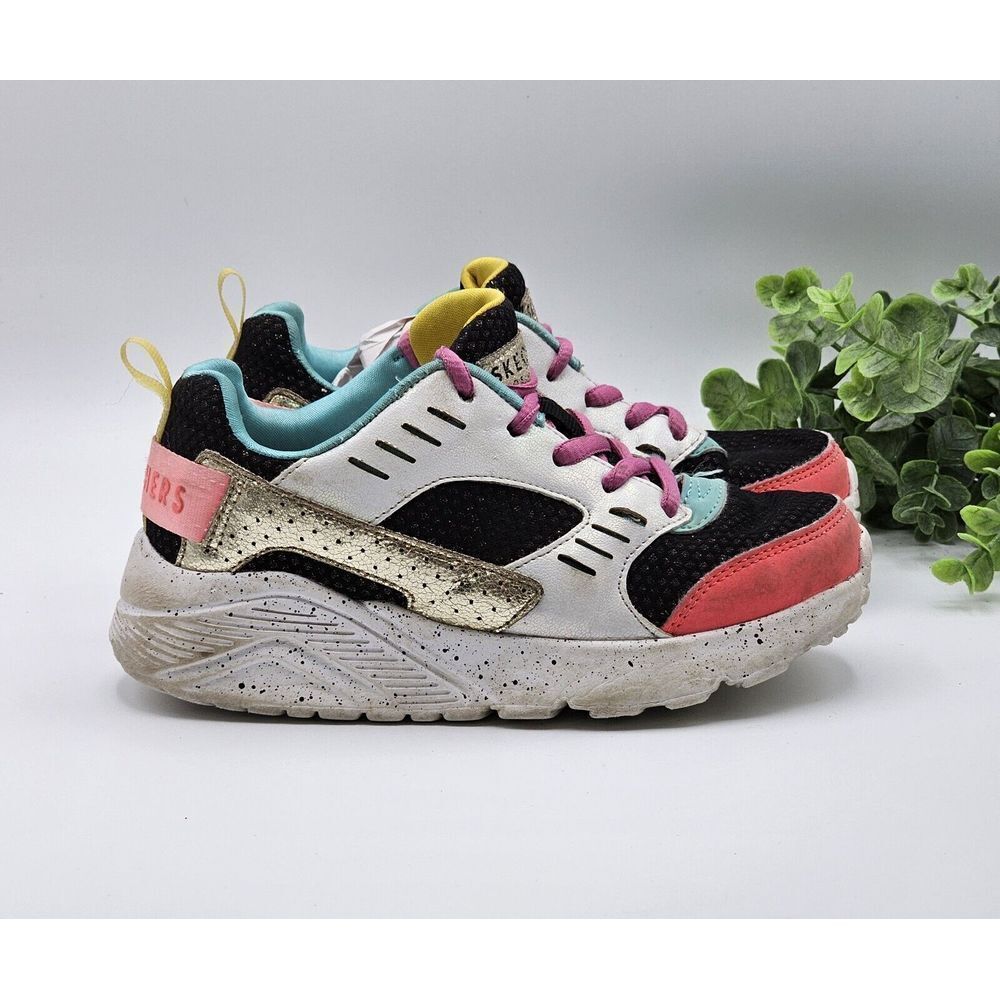 Skechers Street Los Angeles Uno Lite-Gen Shoes‎ Girl's 12 Multicolor #310463L